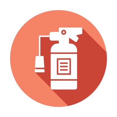 Yangın söndürme simgesinin vektör çizimi                            