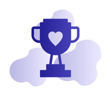 kupa vektör simgesi basit tasarım