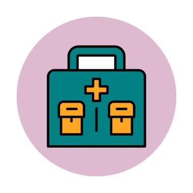 İlk yardım kiti vektör illüstrasyonu