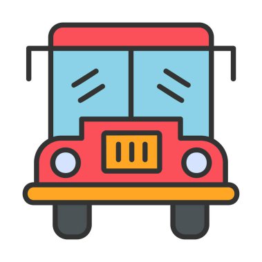 düz okul servisi resim tasarımı