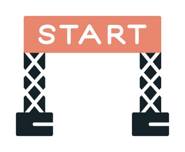 satır simge vektör çizim başlatmak