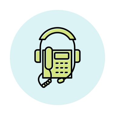 telefon web simgesi, vektör çizim 