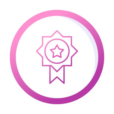 Ödül ikonu vektör illüstrasyonu. Ödül                        