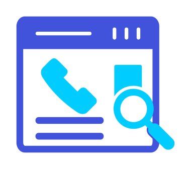 Kişinin vektör çizimi Modern simgeyi ara                            