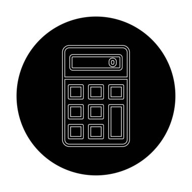 hesap makinesi web simge vektör çizim