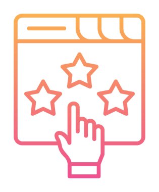 Basit sıralama simgesi, vektör illüstrasyonu