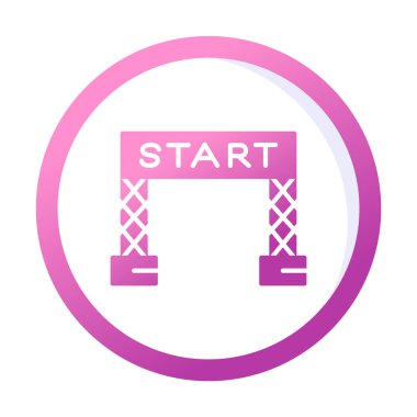 satır simge vektör çizim başlatmak