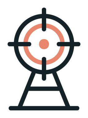 hedef simge, vektör illüstrasyonu basit tasarım