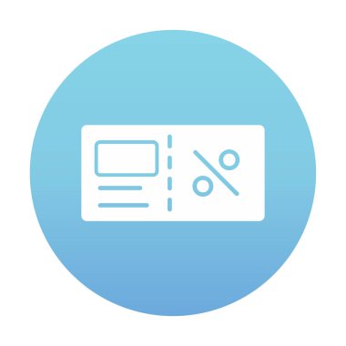 Faturacı Kara Cuma ikon vektör illüstrasyonu  