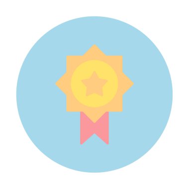 Ödül ikonu vektör illüstrasyonu. Ödül                        