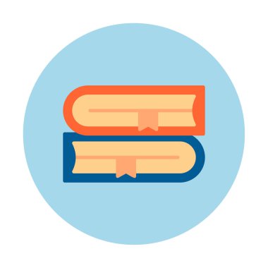 kitap web simgesi, vektör çizim 