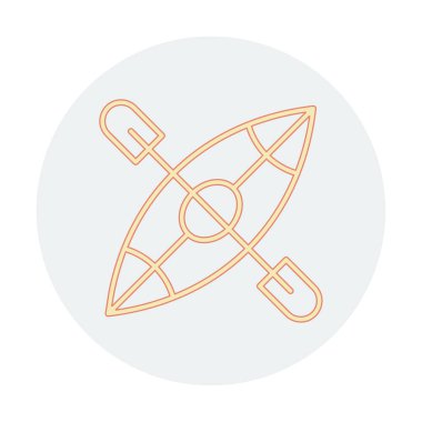 Basit Kano Teknesi simgesi, vektör illüstrasyonu