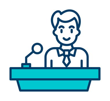 Ders vektör illüstrasyonu. düz biçim. 