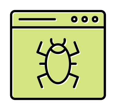 Yasak web sitesi vektör simgesi 