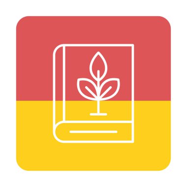 kitap simgesi, vektör illüstrasyonu basit tasarım