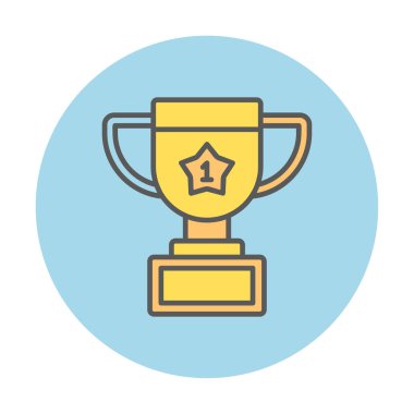 Basit kupa ögesi illüstrasyonu