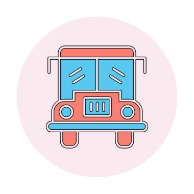 düz okul servisi resim tasarımı