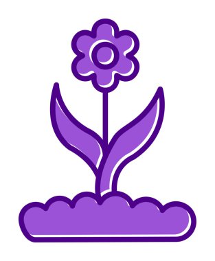  yaratıcı çiçek ikonu çizimi tasarımı