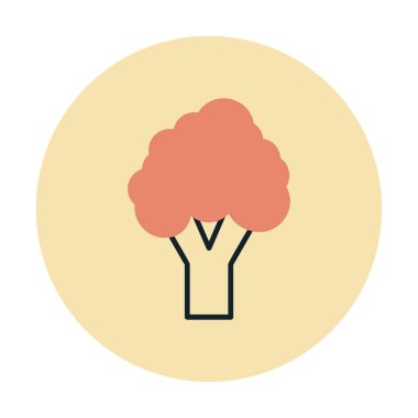 brokoli web simgesi, vektör illüstrasyonu  