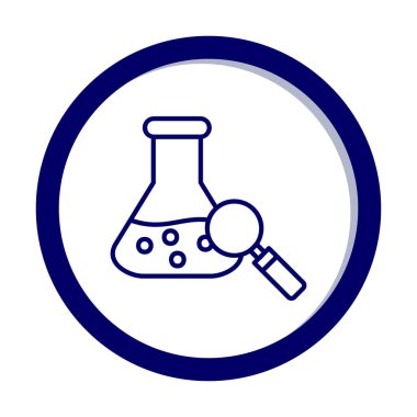 Araştırmacı simgesi beyaz arkaplanda izole edildi 