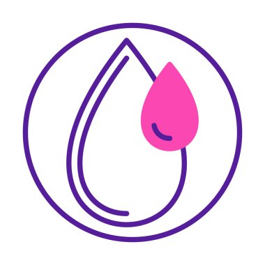 su damlası ağ simgesi, vektör illüstrasyonu 