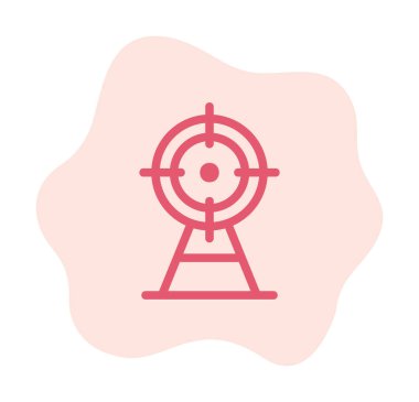 hedef simge, vektör illüstrasyonu basit tasarım