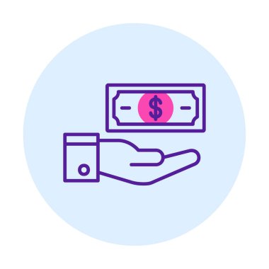 Kar simgesi vektör illüstrasyonu