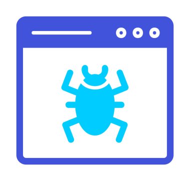 Yasak web sitesi vektör simgesi 