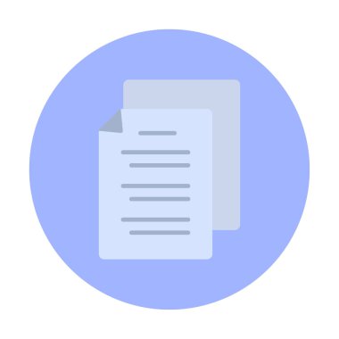 belgelerin vektör çizimi simgesi  