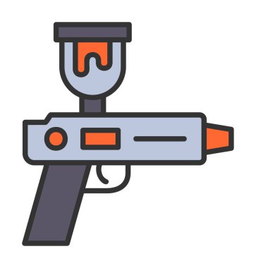 Spray Gun icon vector illustration