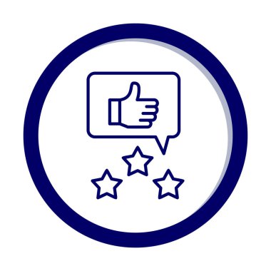 soyut İnceleme simgesi vektör illüstrasyonu 