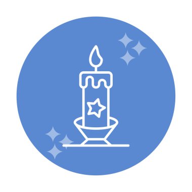 Mum web simgesi, vektör çizim