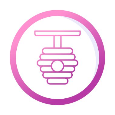 Beehive icon vector illustration