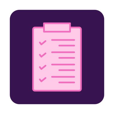 Pano simgesinin vektör illüstrasyonu