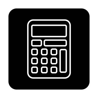 hesap makinesi web simge vektör çizim