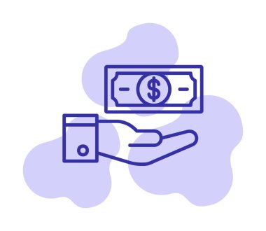 Kar simgesi vektör illüstrasyonu