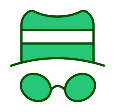 Basit casus yazılım simgesi, vektör illüstrasyonu