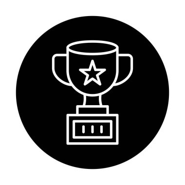 Basit kupa ögesi illüstrasyonu