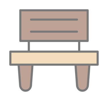 bank simgesi, vektör illüstrasyonu basit tasarım