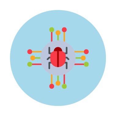 Basit düz Spyware simgesi çizimi 