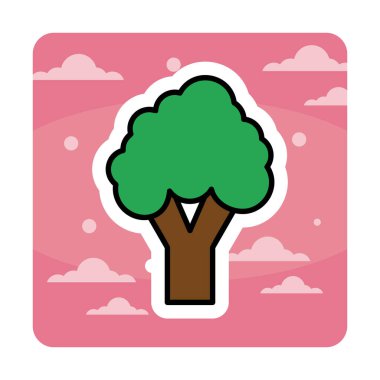 brokoli web simgesi, vektör illüstrasyonu  