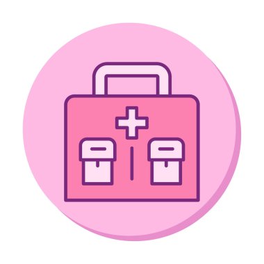 İlk yardım kiti vektör illüstrasyonu