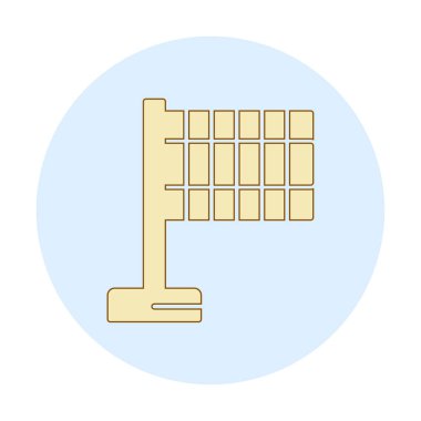 bayrak simgesi, vektör illüstrasyonu basit tasarım