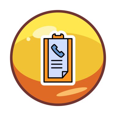 Basit Arama Listesi Geçmişi simgesi, vektör illüstrasyonu