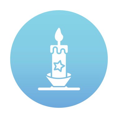 Mum web simgesi, vektör çizim