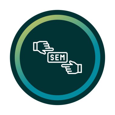 düz Sem simge vektör illüstrasyon tasarımı