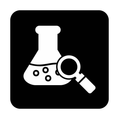 Araştırmacı simgesi beyaz arkaplanda izole edildi 