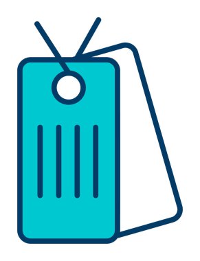 Köpek Etiketi vektör illüstrasyonu