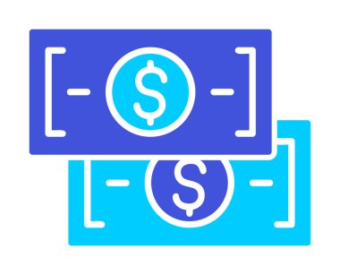 para düz simgesi, vektör illüstrasyonu