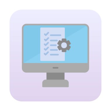 Proje Yönetimi simge vektör çizim